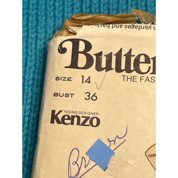 Butterick 3124 pattern cardigan skirt pant bell bottoms 1970s size 14 - Picture 2 of 5